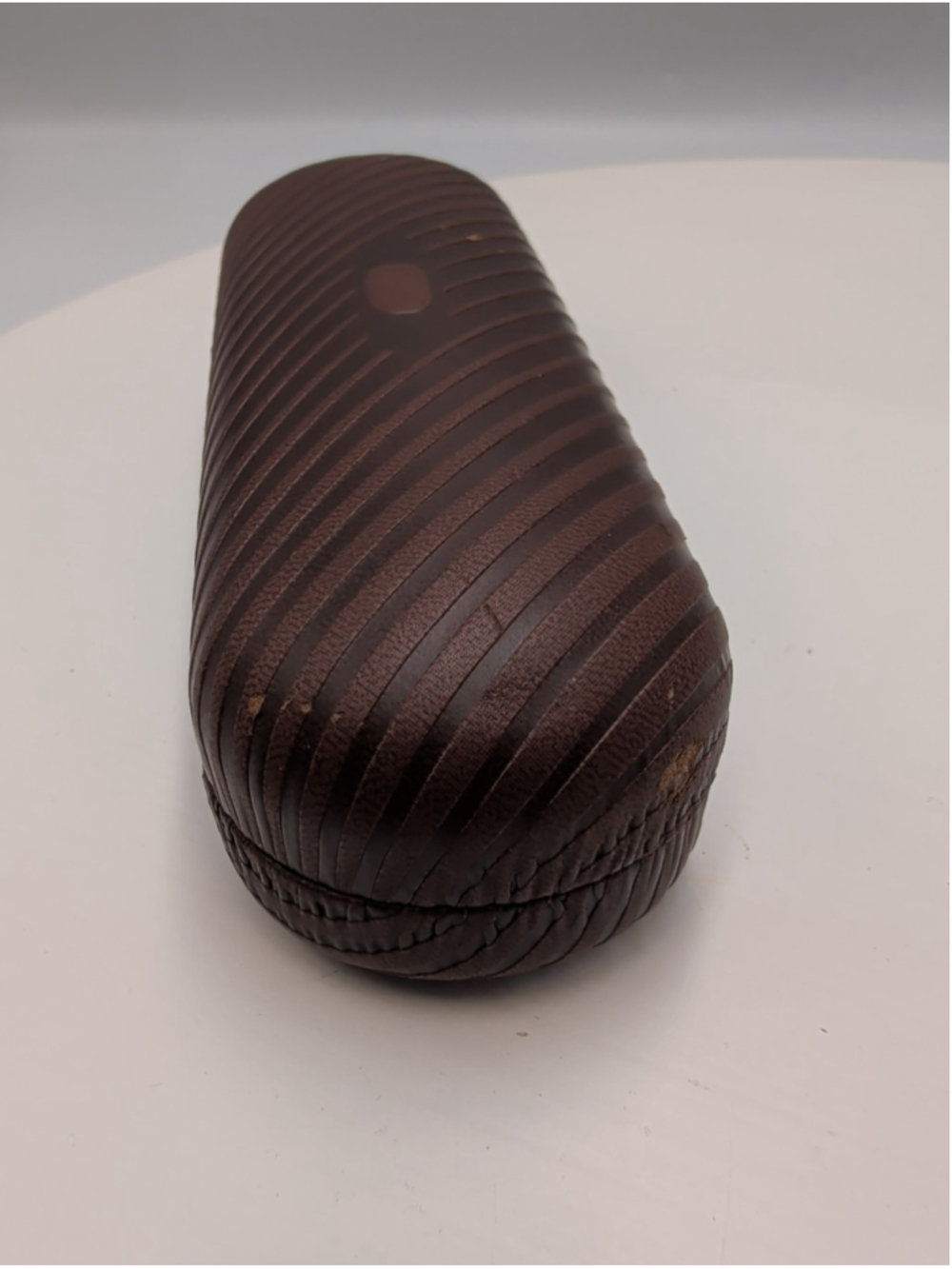 Oakley Sunglasses Eyeglass Brown Striped Hard Case Used Rare VTG Y2K Gorpcore - Picture 5 of 8